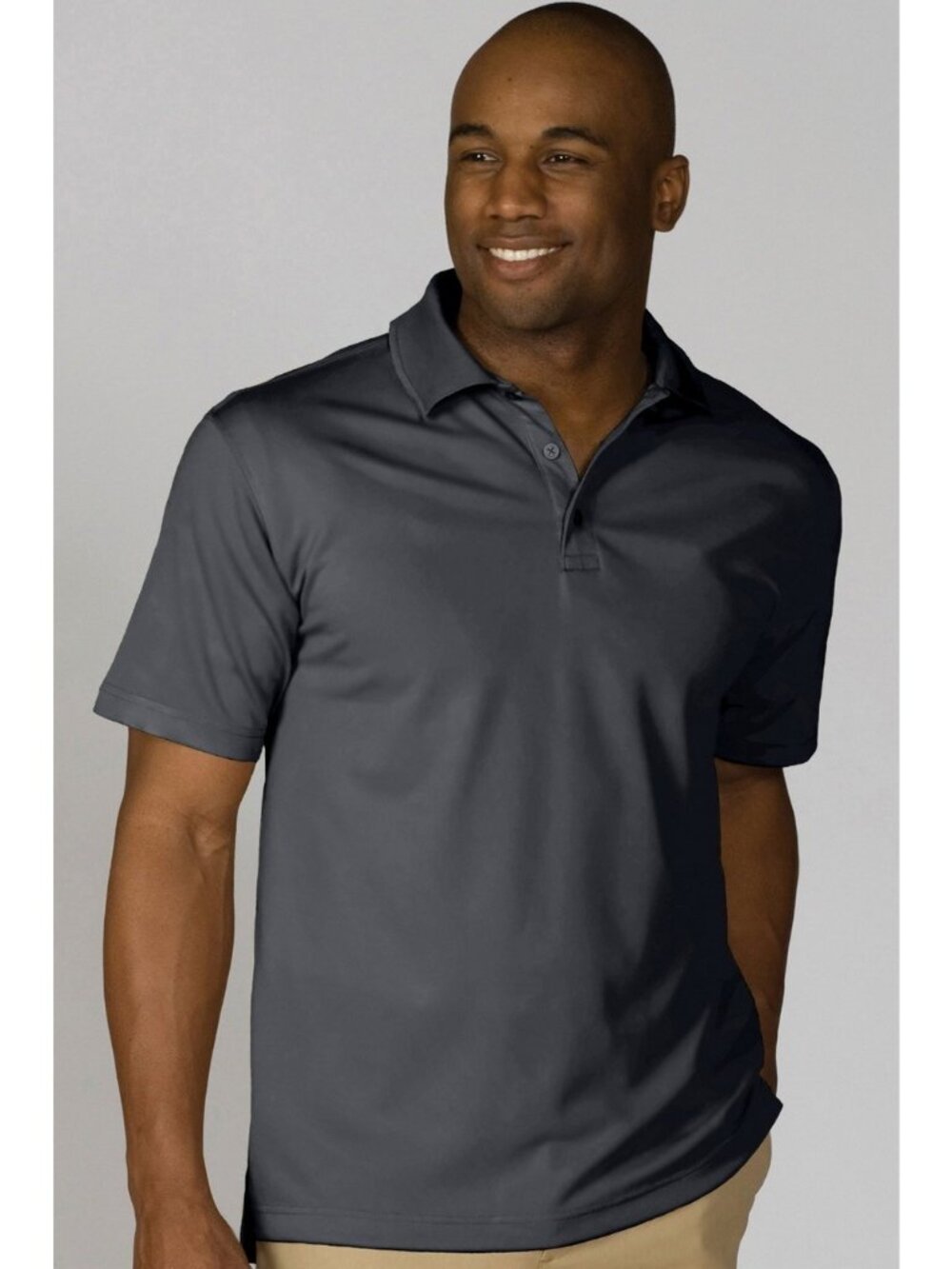 Edwards Garment 1576 Hi-Performance Mesh Polo Dark Gray Size XL